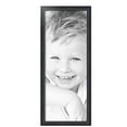 thumbnail image 2 of ArtToFrames 12" x 31" Galleria Noir Picture Frame, 12x31 inch Black MDF Poster Frame (WOM-4083),  Pack, 2 of 5