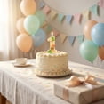 thumbnail image 4 of Birthday Party Decor, First Birthday Candle, Daisy Birthday Party Decorations, One Candle for First Birthday, Whimsical Spring Themed Number 1 Candle, and Steady for Memorable, 4 of 6