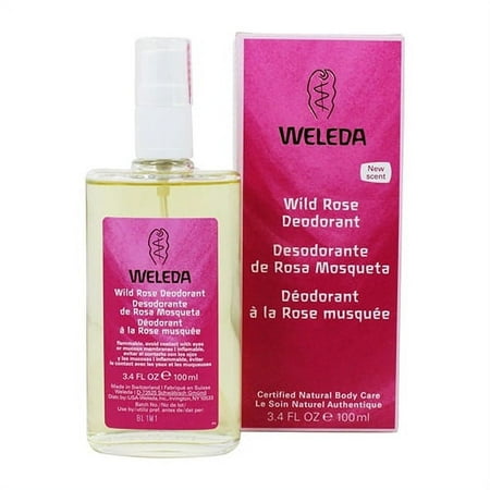 Weleda Deodorant Spray, Wild Rose, 3.4 Oz, 3.4 Ounces