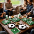 thumbnail image 4 of 96 Pcs Soccer Birthday Party Supplies for 24 Guests Includes 7 Inch /9 Inch Soccer Paper Plate Disposable Cups and Napkins for Soccers Birthday Tableware Set Sports Party Decorations, 4 of 6