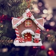 thumbnail image 4 of Christmas Ornament Eye-catching Waterproof Resin Beautiful Luminous Xmas House Pendant for Home, 4 of 8