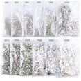 thumbnail image 2 of Lubelski Flat Back Nail Art Rhinestones Glitter Diamond Shape 3D Tips DIY Sticker Decor, 2 of 7
