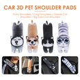 thumbnail image 1 of 2 uds., funda para cinturón de seguridad de coche con dibujos de animales, hombrera de felpa gato con ojos grandes Sywqhk Accesorios para autos y motos, 1 of 6