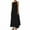 Black, variant on New Summer Fashion Dresses for Womens 2025 Plus Size Casual Round Neck Sleeveless Solid Beach Sundresses Boho Dress Dresses