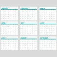 CELNNCOE 2024 Wall Calendar,2024 Calendar 18 Months English