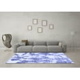 thumbnail image 3 of Ahgly Company Indoor Rectangle Abstract Blue Modern Area Rugs, 5' x 8', 3 of 4