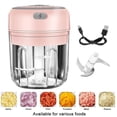 thumbnail image 1 of Máquina eléctrica inalámbrica para ajo, Mini picadora de alimentos, ajo, verduras, trituradora, prensa para carne, fruta, cebolla, 1 of 8
