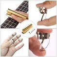 thumbnail image 2 of 5Pcs Stainless Steel Guitar Bar Guitar Picks Kit Practical Guitar Slide, 2 of 8