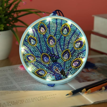 

Krqap Painting Creative Painting Night Light Cute Animal Children Giftstitch Painting Resin Drill Painting Kits For Adults