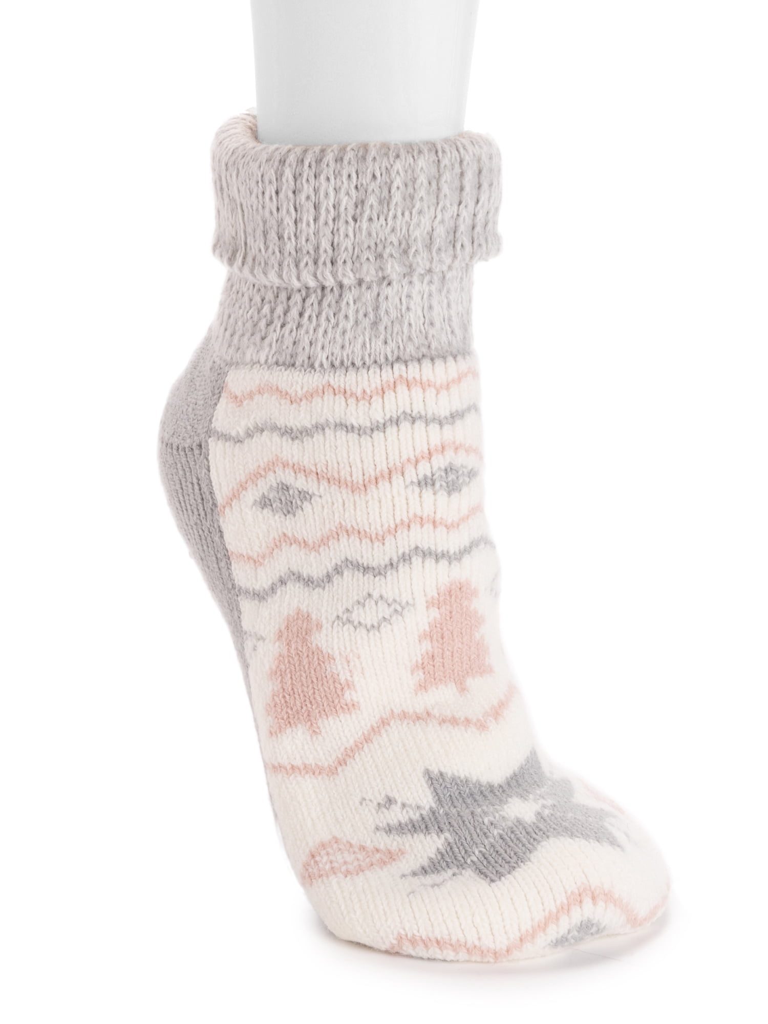 Muk Luks Women's Thermal Ankle Slipper Sock Gift Set