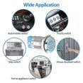 thumbnail image 3 of 2Pcs DC 12V/24V Metal Latching Push Button Switch 4 Pin Car RV Truck Boat SPDT ON/OFF Switch Waterproof Self-Locking Round, 3 of 4