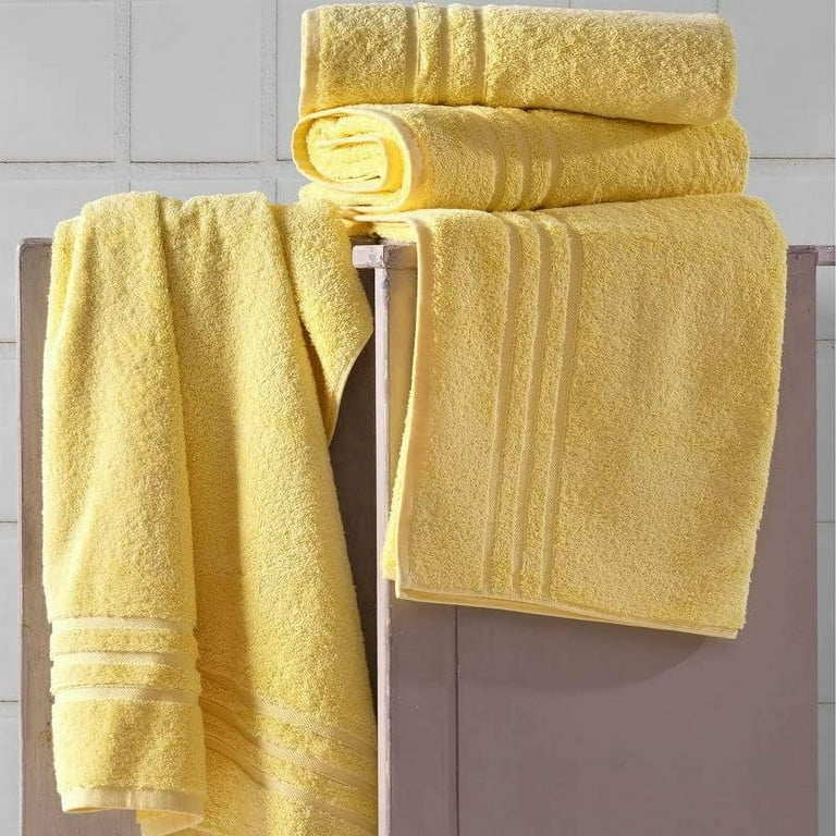 100% Linen Beach Towels, Heavy Weight - Yellow (from Good Linens