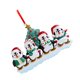 thumbnail image 1 of Monstrate Adorno de árbol de Navidad personalizado pingüino familia adorno DIY manuscrita decoración colgantes para regalo de Navidad Kits de decoración para fiestas Numero 5, 1 of 6