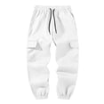 thumbnail image 2 of LIBRCLO Kids Cargo Sweatpants for Boys Casual Sports Pants Drawstring Elastic Bottom Sweatpants with Pockets Size 5 Years, 2 of 7
