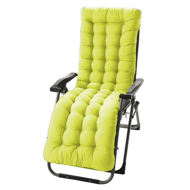 Thicken Rocking Recliner Chair Pads Outdoor Seat Cushions Solid Color Floor Cushion Bench With Ties For Office Orthopedic Coccyx Back Pain Deep Blue 155x48x8cm 61x19x3inch Green Com - Lime Green Patio Chair Pads