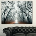thumbnail image 1 of Design Art Mystic Road in Forest Landscape Photo Canvas Print, 1 of 3