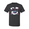 thumbnail image 2 of Wild Bobby, Cute Geek Smart Kitten Cat Wearing Glasses, Animal Lover, Men Graphic Tees, Charcoal, X-Large, 2 of 3