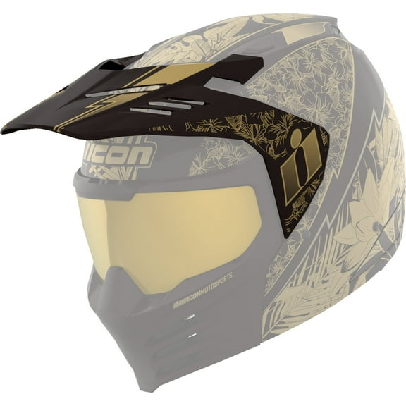 Icon Elsinore Kaonohi Helmet Visor/Peak Black XS/SM