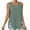 B45 Mint Green Womens Tank Tops Clearance Under $5, variant on Cagogo Ladies Tank Tops Under $5 Sleeveless Workout Yoga Basic Cami Blouses Loose Fitting Eyelet Embroidery V Neck Side Split Tees Clothes Mother's Day Gifts