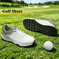 thumbnail image 5 of CIVHOM Men's Women's Golf Shoes Lightweight Waterproof Spikeless Golf Footwear with Non US Slip Outsole for All US Day Comfort, 5 of 11