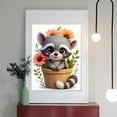thumbnail image 2 of Diamond Art Kit for Adults, Cartoon Raccoon Flower Print No.20 Diamond Painting for Adults Beginners, 5D DIY Diamond Art Painting Kits, Colorful Diamond Painting Craft for Home Decor 12x16, 2 of 7