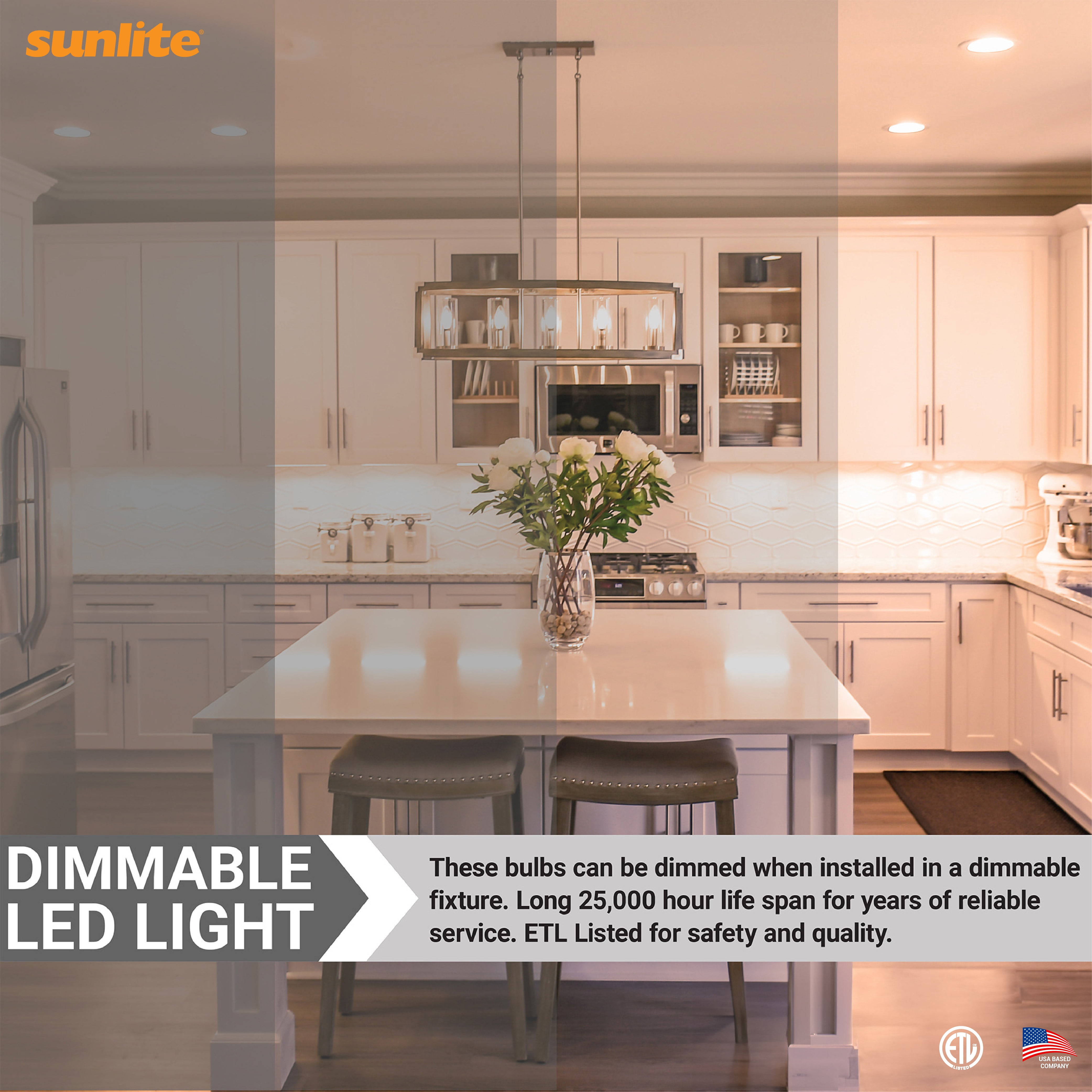 Sunlite LED B11 Torpedo Tip Chandelier Light Bulb, 7 Watts (60W Equivalent), Medium E26 Base, Dimmable, 2700K Soft White, Frost, 6 Pack