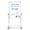 White-28"W x 40"H, variant on Double-sided Magnetic Dry Erase Rolling Whiteboard 28"W x 40"H White For Office Classroom Home
