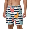 thumbnail image 2 of Uemuo Colorful Llama Pattern Mens Swim Trunks Quick Dry Board Shorts with Mesh Lining, Stretch Beach Shorts Quick Dry No-Chafing Board Shorts-Medium, 2 of 9