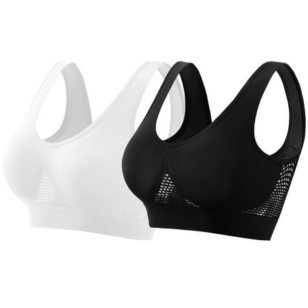 ASFGIMUJ Bras For Women Full Coverage Comfort Sports Bra Seamless Wirefree Breathable Yoga Bra Sleep Bra Workout Running No Underwire Support T Shirt Bra