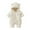 style-02 White, variant on Kogui Snow Suits for Toddler Girls Baby-Boys Baby One Piece Snowsuit Boy Size 12 18 Months (White,12-18 Months)