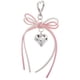 thumbnail image 1 of Lindo llavero con lazo para mujer, dije de corazón para bolso, llavero estético, accesorio para monedero, llaveros kawaii para niñas., 1 of 7
