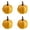 Yellow, variant on 1 Pc Fall Artificial Mini Pumpkins Harvest Cute Simulation Small Pumpkins Fake Pumpkin Faux Small Pumpkin for Halloween Thanksgiving Office Home Kitchen Garden Decor, 2.36x1.57 Inch, Coffee