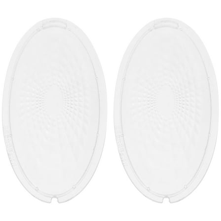 Tineasur Transparent Range Hood Light Cover Replacement, Easy to Clean, , 1 Pair for Kitchen Vent Hood