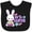 AB-Black, variant on My 1st Easter with Bunny and Easter Basket Girls Baby Bib