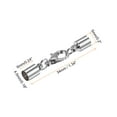 thumbnail image 2 of REGALWOVEN Cord End Cap Lobster Claw Clasp End Caps for DIY Bracelets Necklaces 5Pcs Silver Tone 4.500 mm, 2 of 5