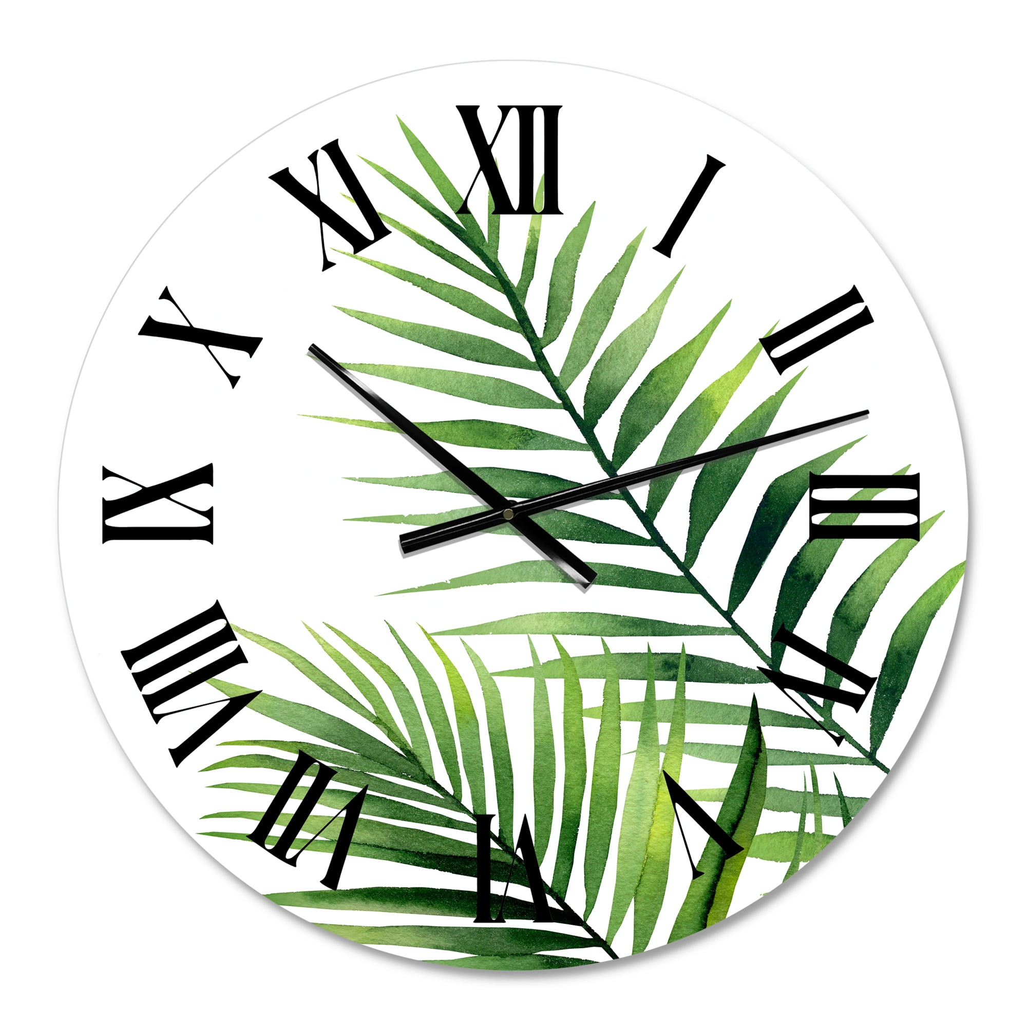 Designart 1 in Quartz Farmhouse Wall Clock