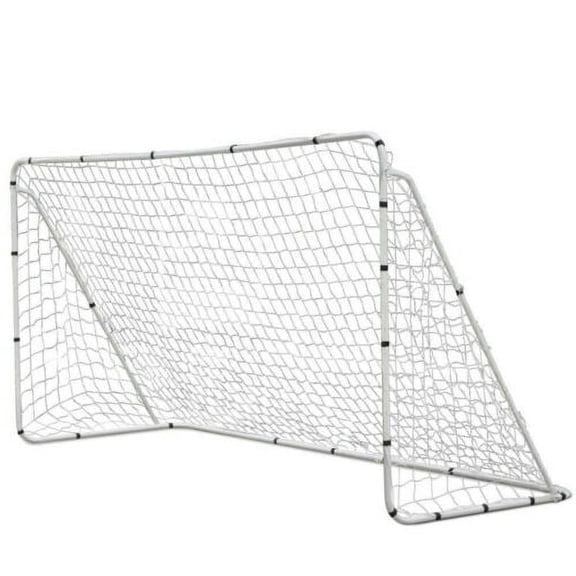 UBesGoo 12' x 6' Powder Coated Steel Soccer Goal, Portable Training Aid Football  Net, for Backyard, Park