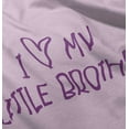 thumbnail image 5 of I Love My Little Brother Big Sibling Toddler Boy Girl T Shirt Infant Toddler Brisco Brands 12M, 5 of 6