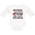 thumbnail image 3 of Inktastic Truck Driver Uncle for Nephew Boys or Girls Long Sleeve Baby Bodysuit, 3 of 5