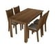 thumbnail image 1 of Juego de Comedor Madesa Mesa de Madera con 4 Sillas Rosie XB044705ZXT, 1 of 7