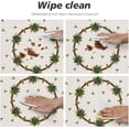 thumbnail image 5 of Round Tablecloth 60 Inch,Stain Resistance Polyester Christmas Table Cloth,Table Cover for Kitchen Dining Table, Buffet Parties and ​Camping-Christmas Tree Holiday, One Size, 5 of 6