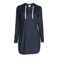 thumbnail image 5 of No Boundaries Juniors’ Zip Front Hoodie Dress, 5 of 5