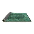 thumbnail image 2 of Ahgly Company Indoor Rectangle Persian Turquoise Blue Traditional Area Rugs, 2' x 5', 2 of 4