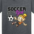 thumbnail image 4 of Inktastic Soccer Girl Youth T-Shirt, 4 of 5