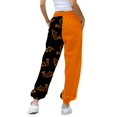 thumbnail image 6 of Women Halloween Cute Ghost Print Jogger Pants JIANLAI Drawstring Elastic Waist Casual Sweatpants With Side Pockets, Loose Fit Fall Festival Loungewear Trousers, 6 of 8
