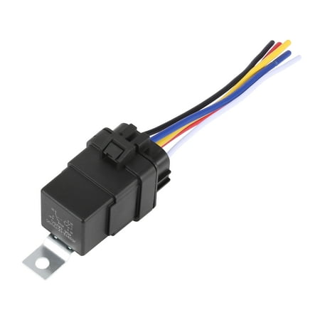 JD2912 5 Pin DC 12V 40A Car Boat Universal Waterproof Relay Switch Power with Harness Black price history on PriceWatchPro