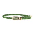 thumbnail image 2 of Cinturón fino para mujer, cinturón informal para la cintura, ideal para jeans, suéteres, cumpleaños y uso diario en primavera. Verde, 2 of 9