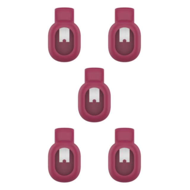 Redempat RDP Steel Clip Holder Buckle Clamps for Sensor Dynamics Pod Running Wine Red 39.6 x 23.5mm 5Set