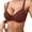 Brown, variant on Push Up Bra for Women Smooth Underwire Lift Bust Enhancer Bra Thin Adjustable Straps Supportive Shapewear Bra Comfort Seamless Everyday Bras for Women 90C Brown