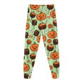 thumbnail image 5 of NOEGOEU Kids Boys Girls Halloween Pajamas Long Sleeve Top and Pants Sleepwear Set 2-9Y (Green,2-3 Years), 5 of 7